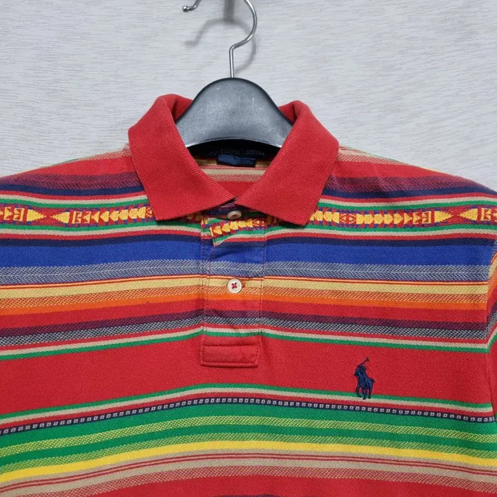 [BUNJANG] Polo Striped Short Sleeve Polo Shirt / 폴로 반팔 카라티 여55 ㅡ0416