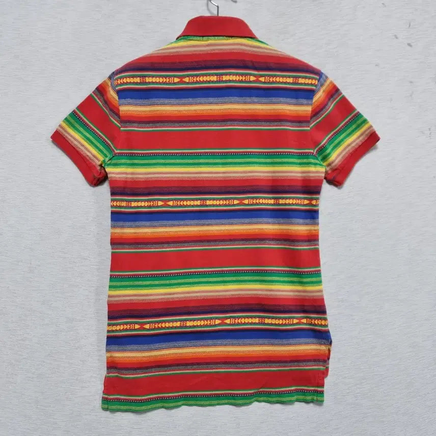 [BUNJANG] Polo Striped Short Sleeve Polo Shirt / 폴로 반팔 카라티 여55 ㅡ0416