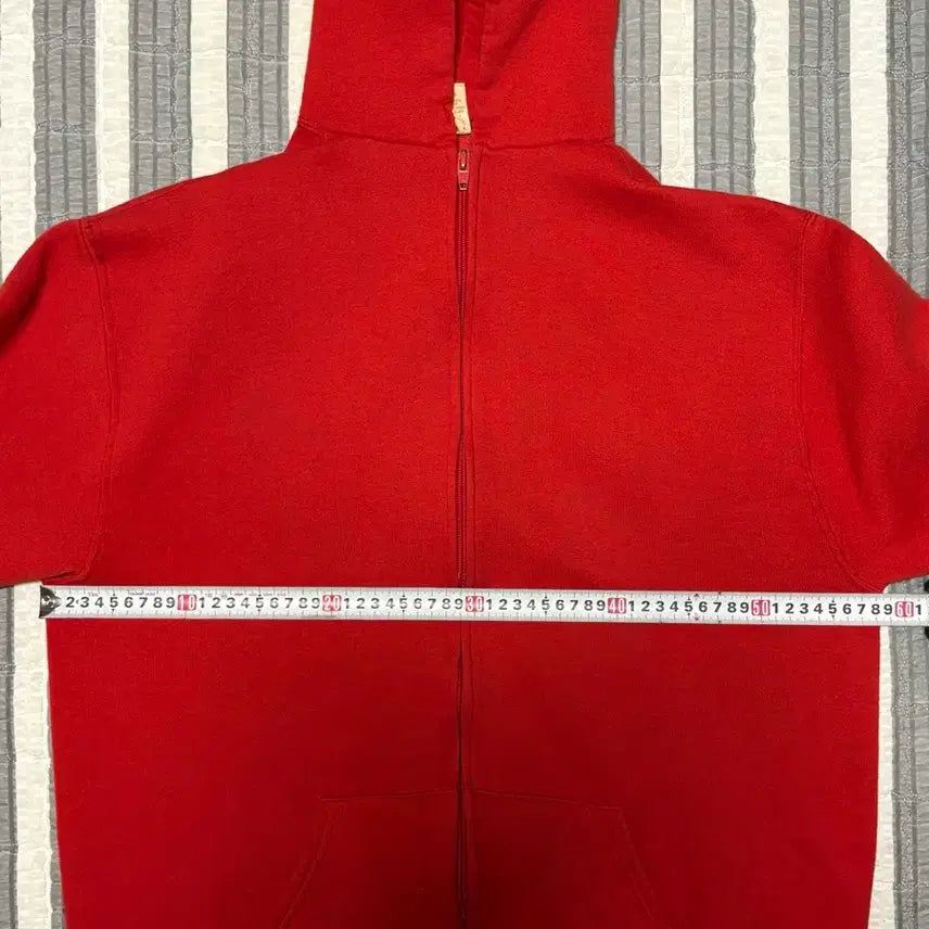 [BUNJANG] Russell 70s Vintage Faded Hooded Zip-Up / 70s 러셀 빈티지 후드 집업 레드 페이딩 좋은 개체