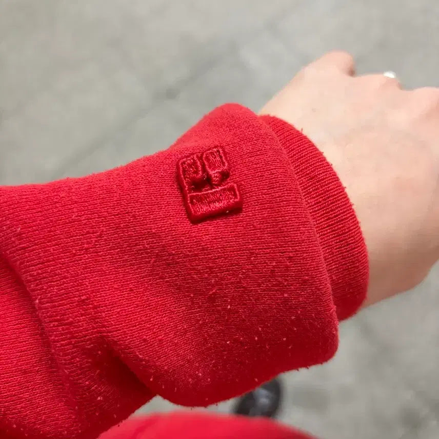 [SOLD OUT] 70s 러셀 빈티지 후드 집업 레드 페이딩 좋은 개체