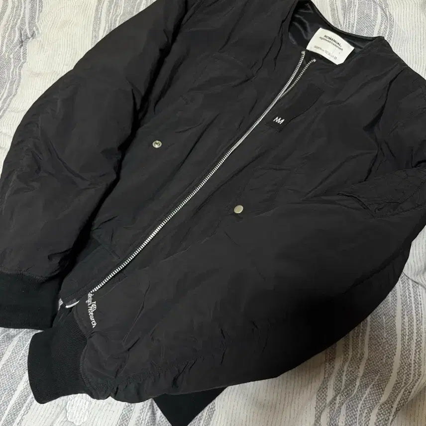 [BUNJANG] NOMANUAL N.C MA-1 Black Jacket (L) / (L) 노매뉴얼 N.C MA-1 블랙