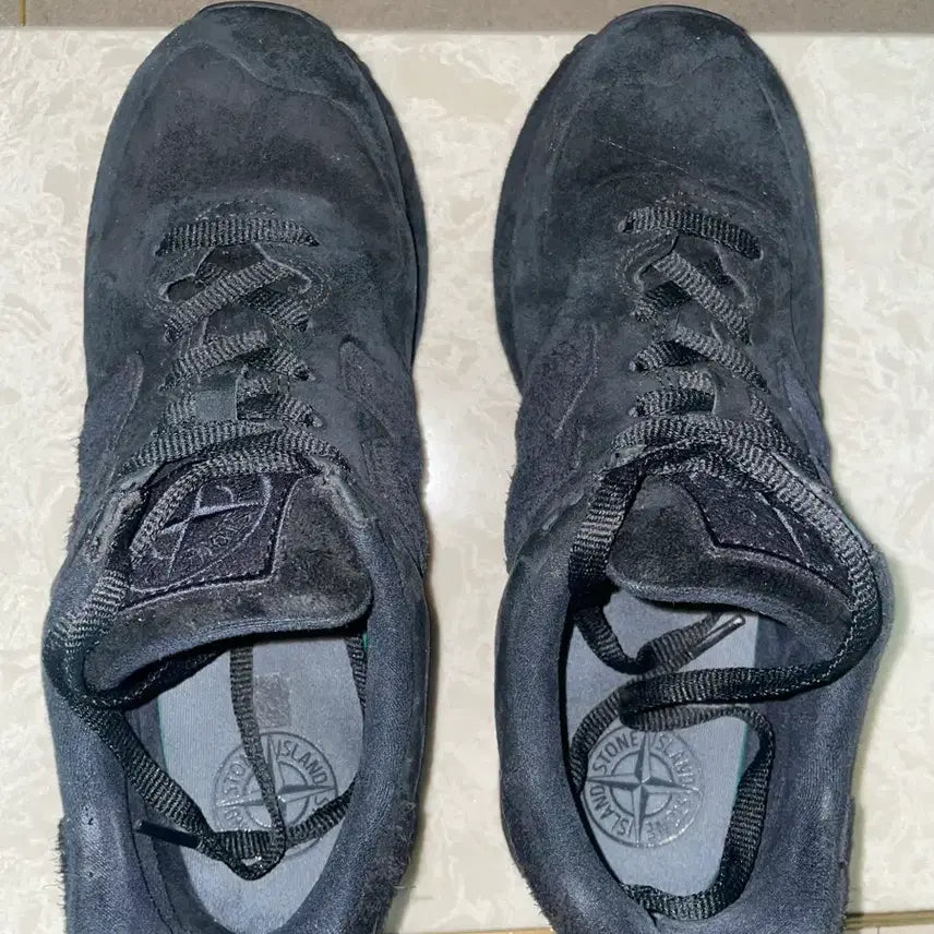 [BUNJANG] New Balance Stone Island 574 Ghost Navy Blue Sneakers / 뉴발란스 스톤아일랜드 574  고스트 네이비 블루 255