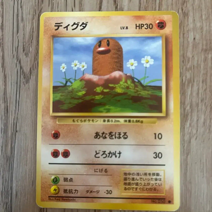[BUNJANG] First Edition Japanese Pokemon Card Diglett Vintage / 초판 일판포켓몬카드 디그다 빈티지