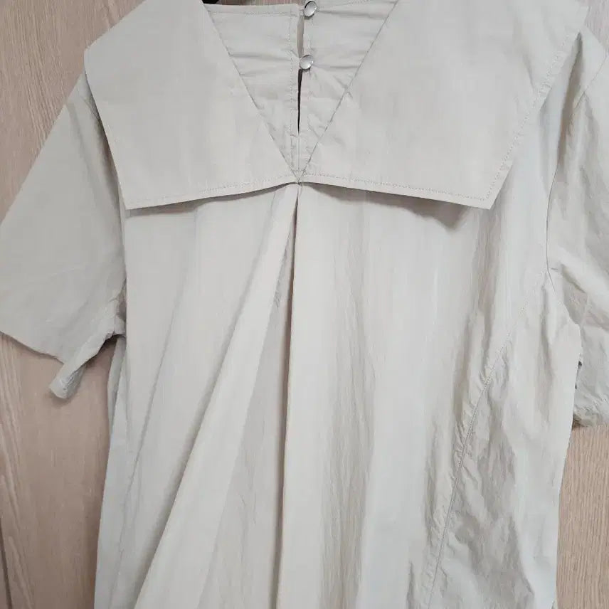 [BUNJANG] G-Cut Big Collar Double Button Dress / 24SS 지컷) 빅카라 더블 버튼 원피스