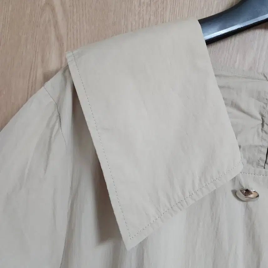 [BUNJANG] G-Cut Big Collar Double Button Dress / 24SS 지컷) 빅카라 더블 버튼 원피스