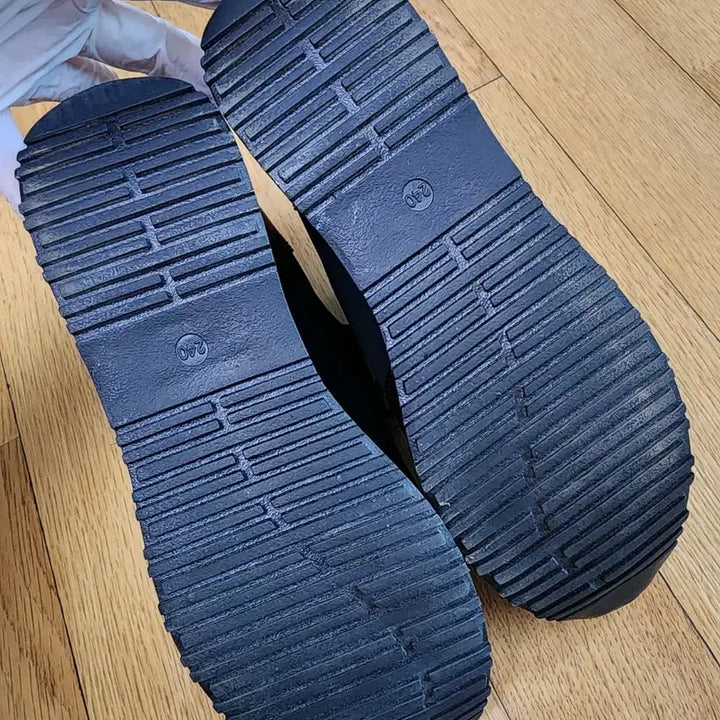 [BUNJANG] Unworn 7cm Platform Sneakers - Black / 미착용) 7cm 키높이 운동화 240 블랙