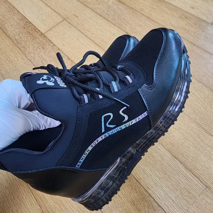 [BUNJANG] Unworn 7cm Platform Sneakers - Black / 미착용) 7cm 키높이 운동화 240 블랙
