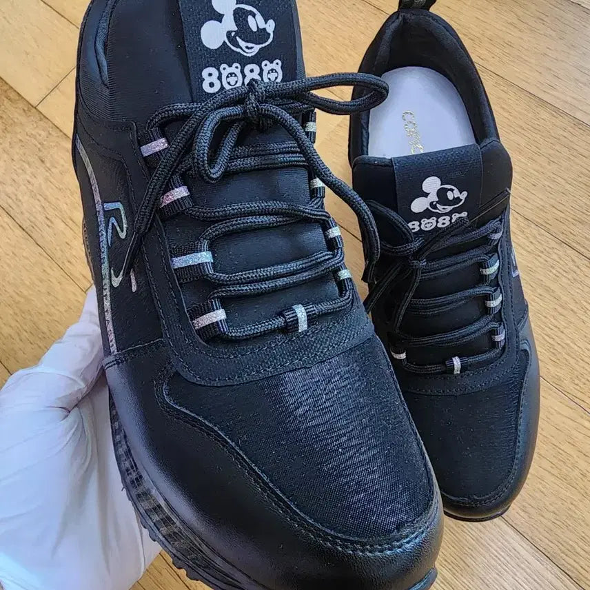 [BUNJANG] Unworn 7cm Platform Sneakers - Black / 미착용) 7cm 키높이 운동화 240 블랙