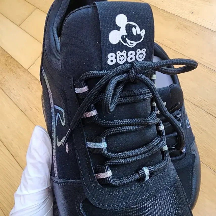 [BUNJANG] Unworn 7cm Platform Sneakers - Black / 미착용) 7cm 키높이 운동화 240 블랙