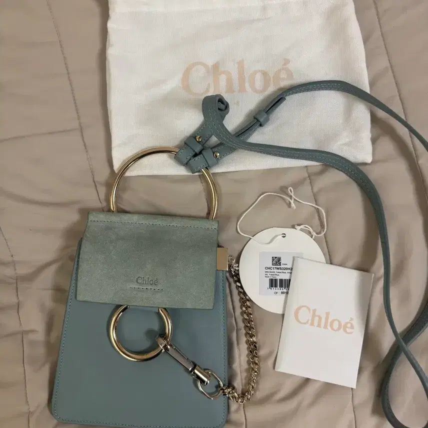 [SOLD OUT] 끌로에 페이 데이백 미니 faded blue