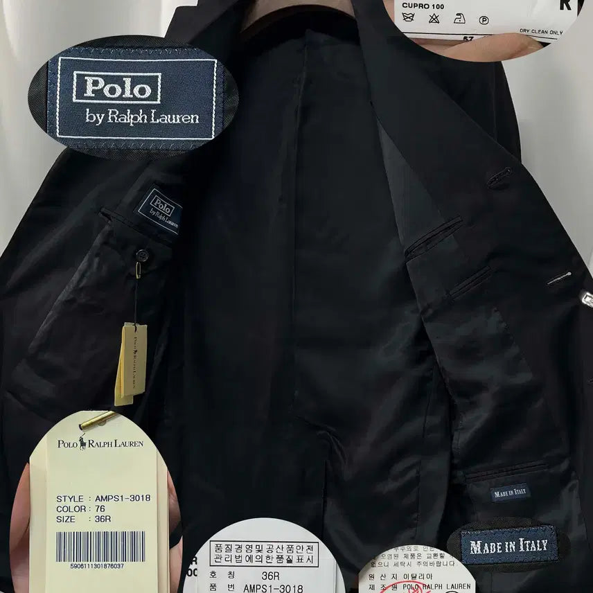 [BUNJANG] Polo Ralph Lauren Corneliani Italian Virgin Wool Suit Jacket / 폴로 랄프로렌 꼬르넬리아니 이태리 사르토 버진울 하이라펠 수트자켓