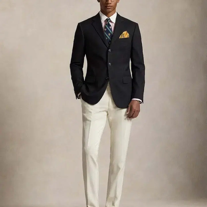 [BUNJANG] Polo Ralph Lauren Corneliani Italian Virgin Wool Suit Jacket / 폴로 랄프로렌 꼬르넬리아니 이태리 사르토 버진울 하이라펠 수트자켓