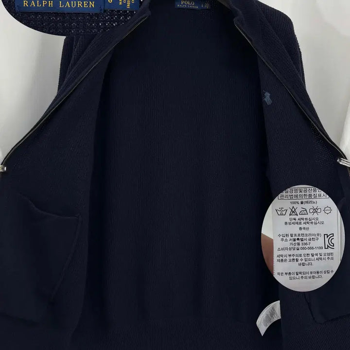 [SOLD OUT] 폴로 랄프로렌 메리노울 네이비 니트 가디건 풀집업 자켓