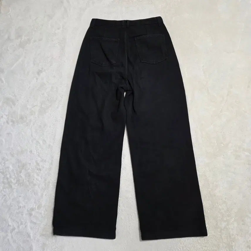 [SOLD OUT] (1)여성 라룸 블랙 와이드 데님 팬츠