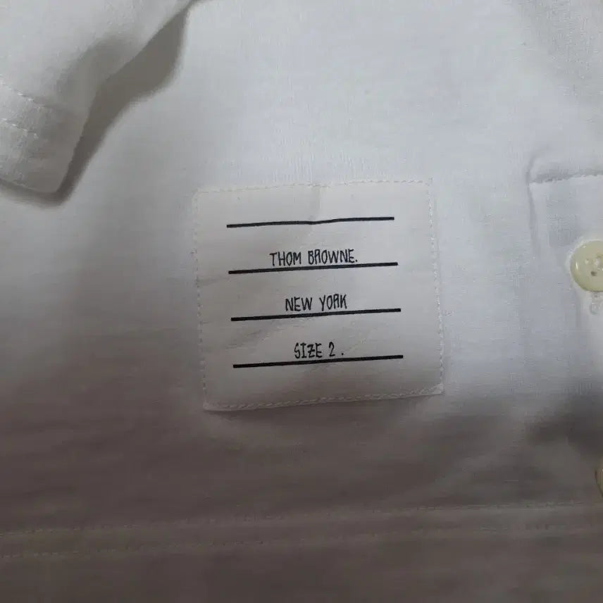 [BUNJANG] Thom Browne Diagonal Stripe Long Sleeve T-Shirt / (정품)  톰브라운 사선 긴팔티