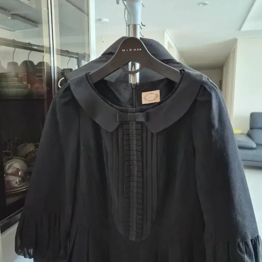 [BUNJANG] Renny Ron Black Dress / 레니본 블랙 원피스. 54사이즈 연주회 드레스
