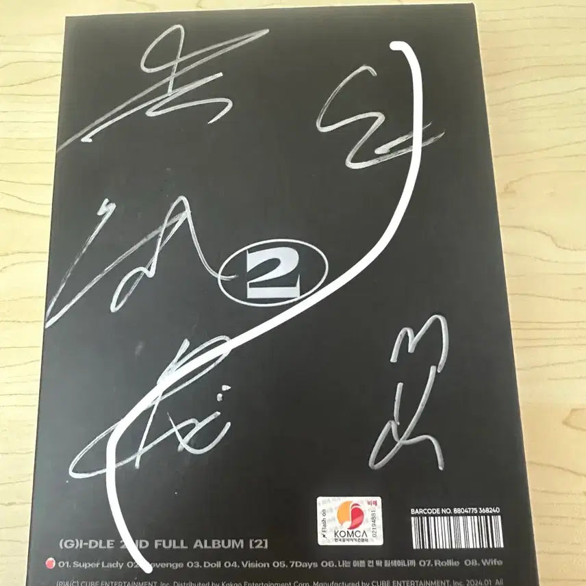 [BUNJANG] (G)I-DLE Super Lady Album (Sealed) / (여자)아이들 친필싸인 앨범 2집 슈퍼레이디