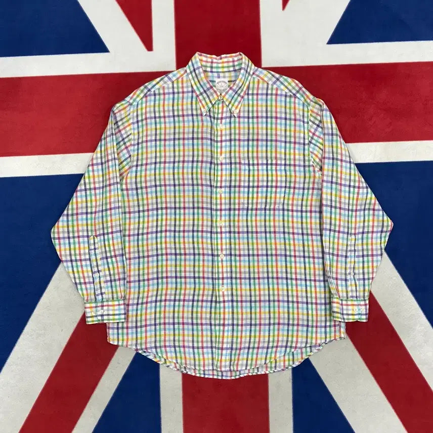 [BUNJANG] Brooks Brothers Linen Shirt - XL / 브룩스브라더스 린넨 셔츠 L 실측 XL