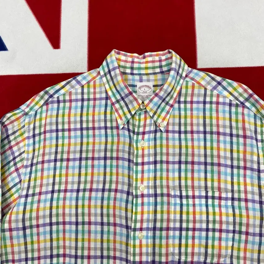 [BUNJANG] Brooks Brothers Linen Shirt - XL / 브룩스브라더스 린넨 셔츠 L 실측 XL