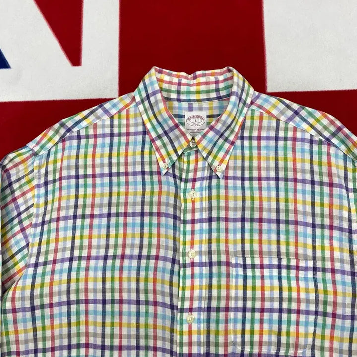 [BUNJANG] Brooks Brothers Linen Shirt - XL / 브룩스브라더스 린넨 셔츠 L 실측 XL