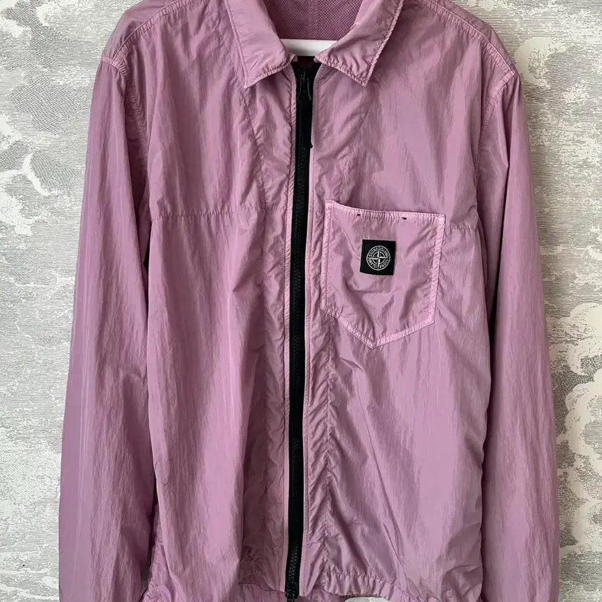 [SOLD OUT] [스톤아일랜드] 20SS 로고 패치 집업 오버셔츠