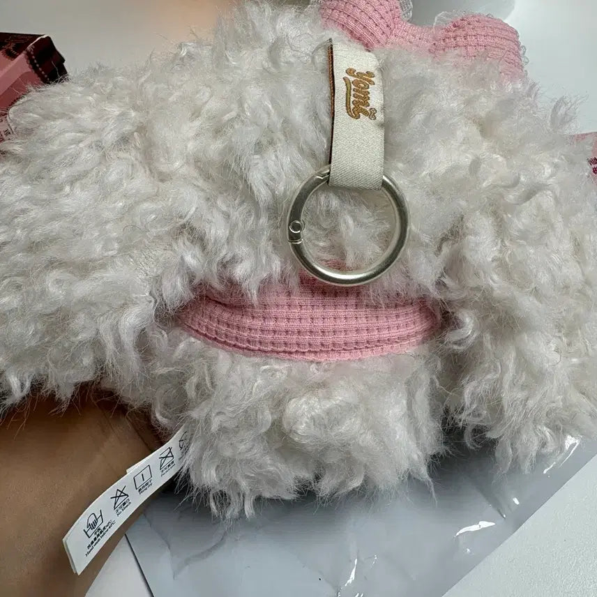 [BUNJANG] Baby Three Yomi Winter Day White Doll Keyring / [정품] 베이비쓰리 요미 겨울날 화이트 단순개봉 인형키링