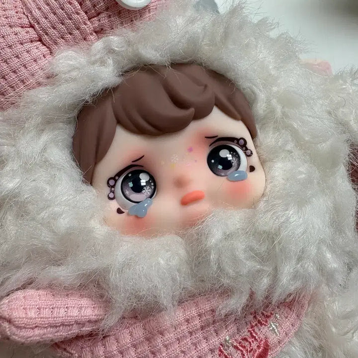 [BUNJANG] Baby Three Yomi Winter Day White Doll Keyring / [정품] 베이비쓰리 요미 겨울날 화이트 단순개봉 인형키링