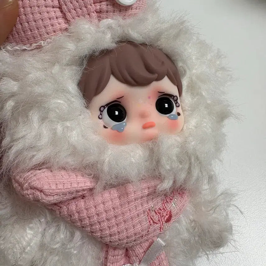 [BUNJANG] Baby Three Yomi Winter Day White Doll Keyring / [정품] 베이비쓰리 요미 겨울날 화이트 단순개봉 인형키링