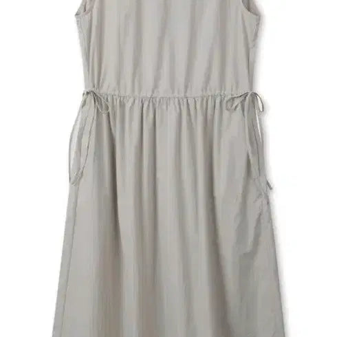[BUNJANG] Topten Gather Dress Yellow Gray M / (새상품)탑텐 개더 원피스 옐로우그레이 M