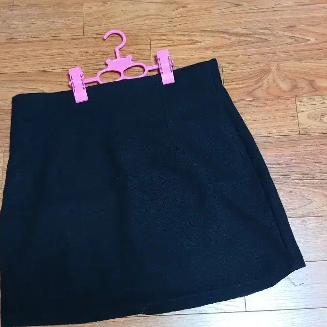 [BUNJANG] Plus Size Black Wool Midi Skirt / 빅사이즈 겨울 치마