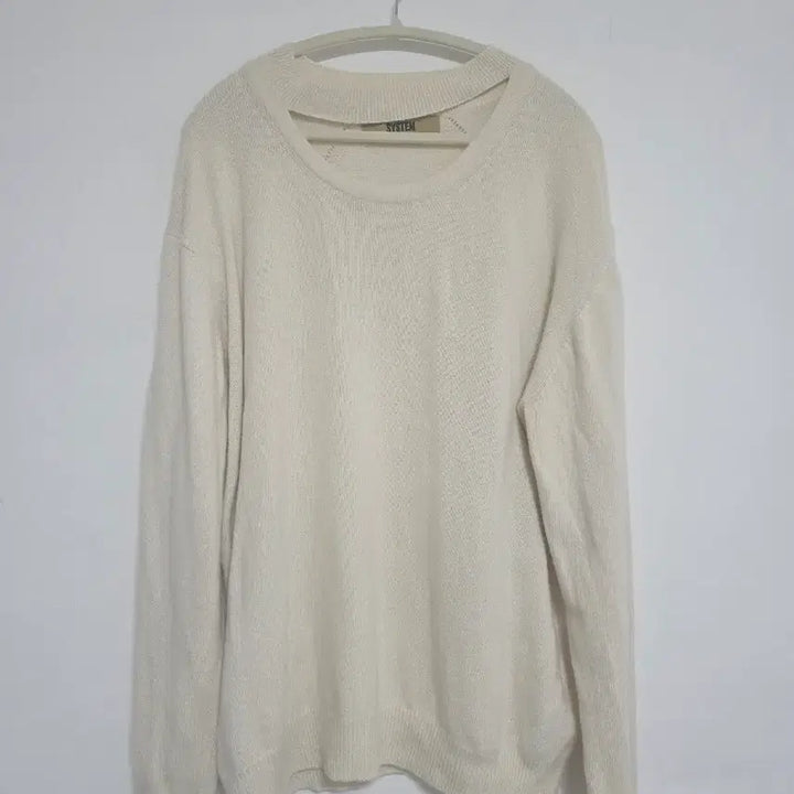 [BUNJANG] SYSTEM Layered Neck Wool Cashmere Knit / 시스템 SYSTEM 레이어드넥 울캐시미어 니트 100ㅡ110