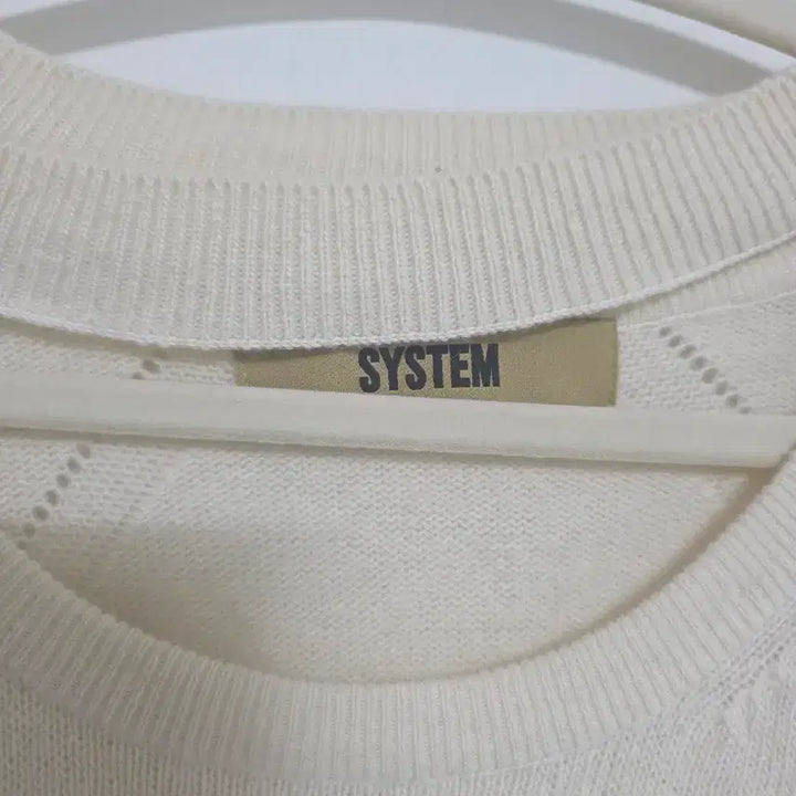 [BUNJANG] SYSTEM Layered Neck Wool Cashmere Knit / 시스템 SYSTEM 레이어드넥 울캐시미어 니트 100ㅡ110
