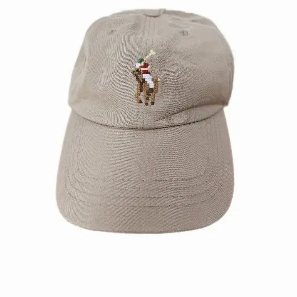 [BUNJANG] Polo Ralph Lauren Beige Cotton Chino Ball Cap / 폴로 랄프로렌 베이지 코튼 치노 볼캡