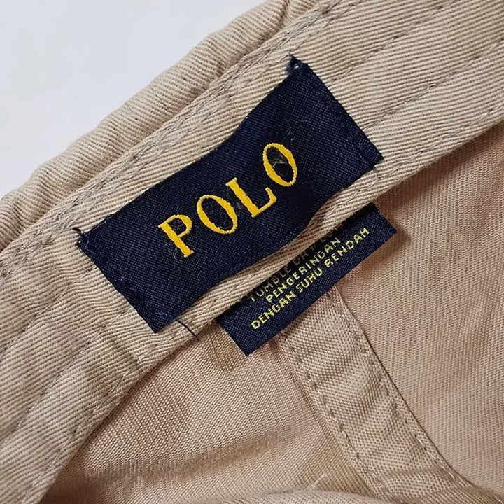 [BUNJANG] Polo Ralph Lauren Beige Cotton Chino Ball Cap / 폴로 랄프로렌 베이지 코튼 치노 볼캡