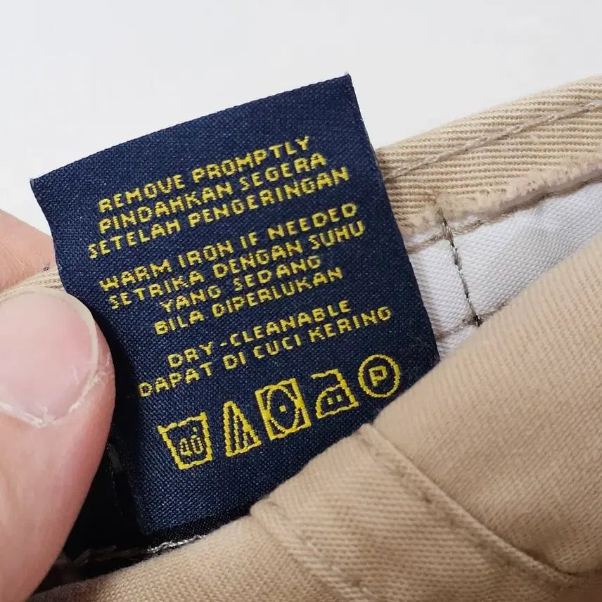 [BUNJANG] Polo Ralph Lauren Beige Cotton Chino Ball Cap / 폴로 랄프로렌 베이지 코튼 치노 볼캡