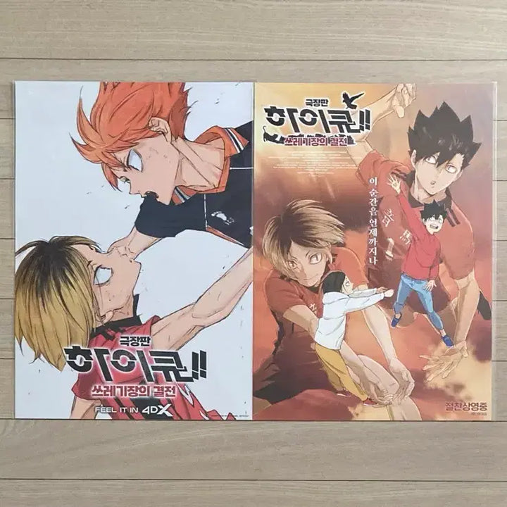 [BUNJANG] Haikyu The Dumpster Battle Poster / [하이큐 쓰레기장의 결전] 4DX/일반 포스터