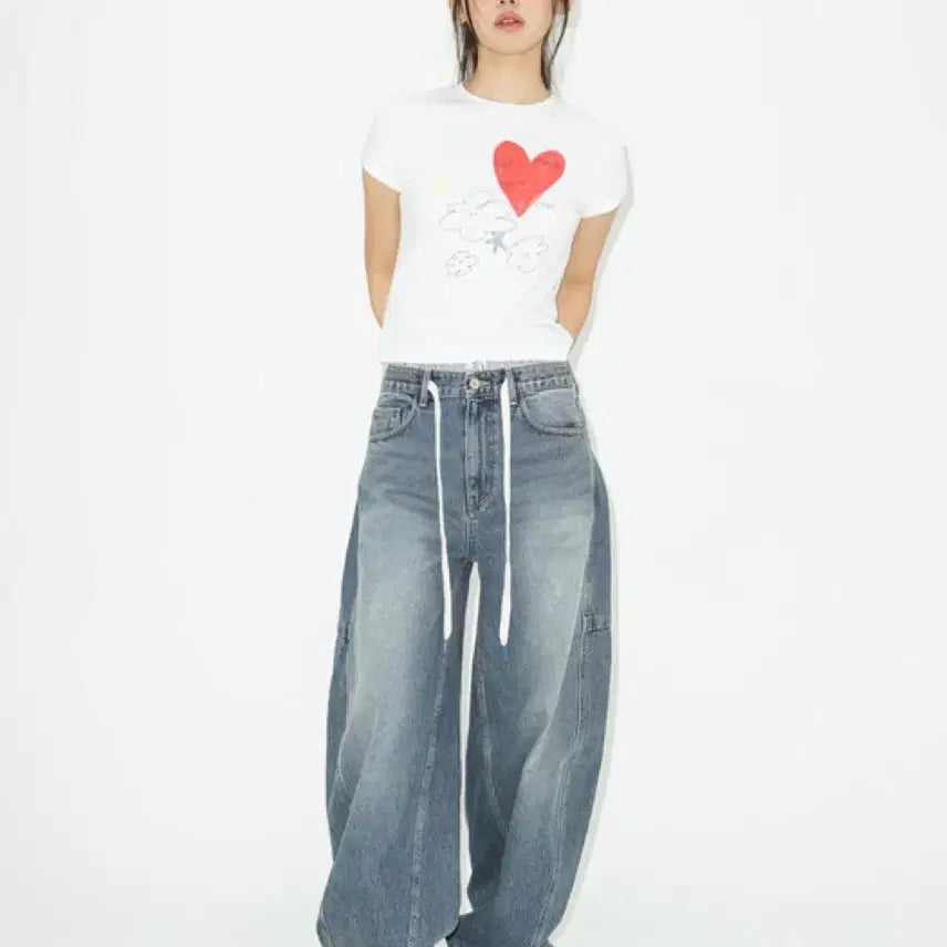[SOLD OUT] 새상품) 라츠유 빈티지 스트랩 데님
