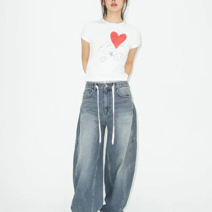 [SOLD OUT] 새상품) 라츠유 빈티지 스트랩 데님