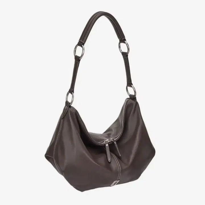 [SOLD OUT] 오늘만! 새상품 분크 하프문 아타쉬 숄더 M 브라운