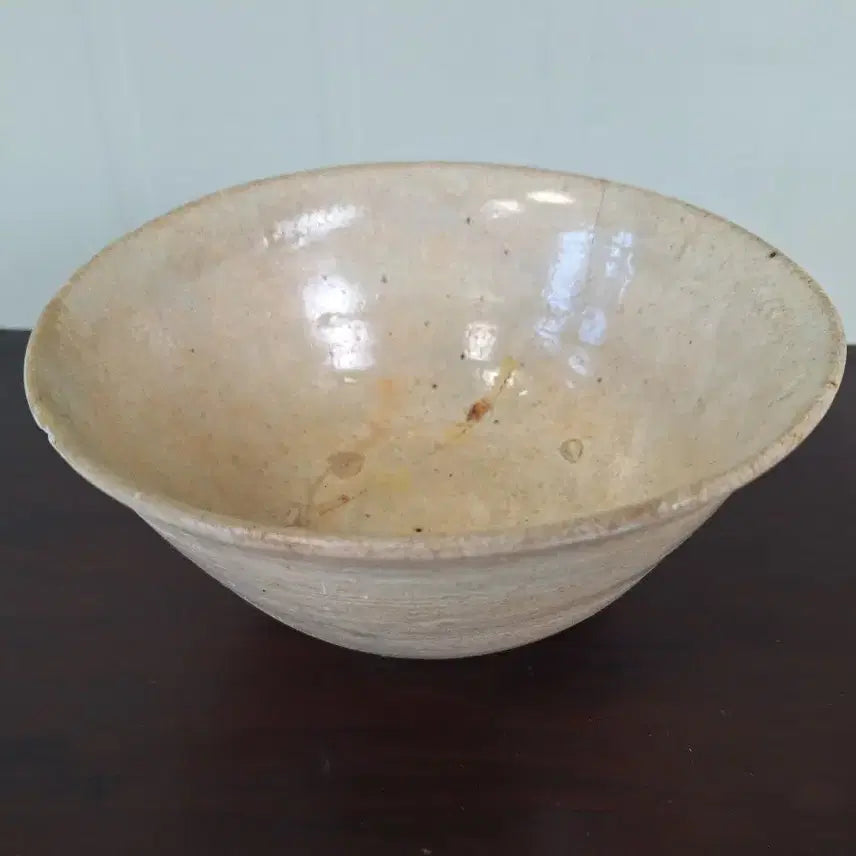 [BUNJANG] Joseon Dynasty White Porcelain Tea Bowl (Dawan) / 근대사 수집 자료 옛날 민속품 조선시대 백자 도자기 다완 사발