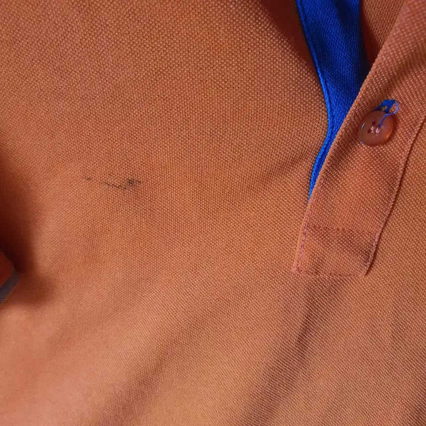 [BUNJANG] Renoma Orange Short Sleeve Shirt / 가격인하: 오렌지 반팔 셔츠 100