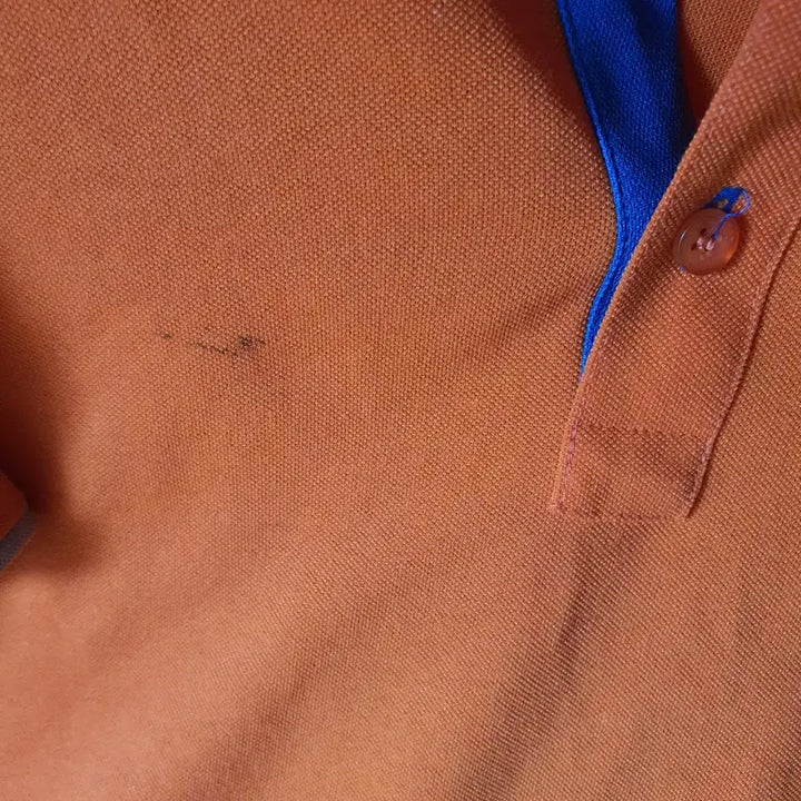 [BUNJANG] Renoma Orange Short Sleeve Shirt / 가격인하: 오렌지 반팔 셔츠 100