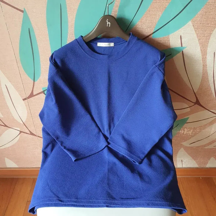 [BUNJANG] Round Neck 7-Part Sleeve Blouse / 가격인하:7부 라은드 블라우스  M