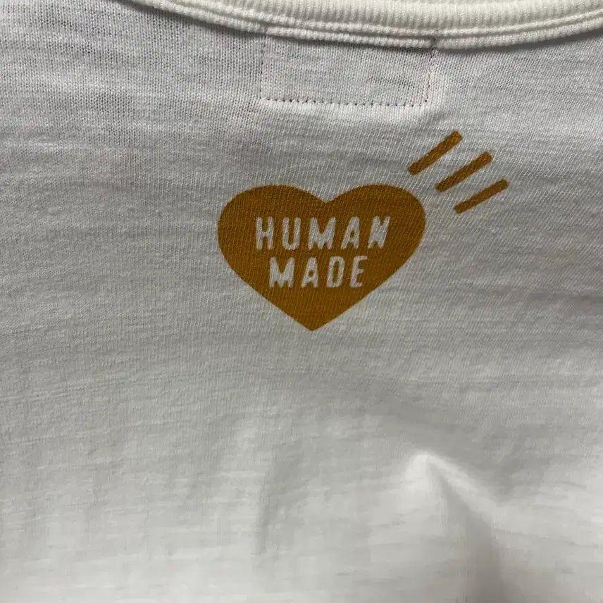 [BUNJANG] Human Made Printed T-shirt / - 휴먼메이드 프린팅 반팔 티셔츠 화이트 -