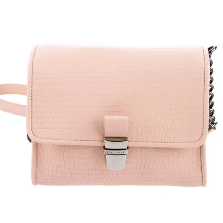 [BUNJANG] Longchamp Coachino Crossbody Bag Small Lambskin / 롱샴 코치노 크로스백 양가죽 스몰 스킨베이지