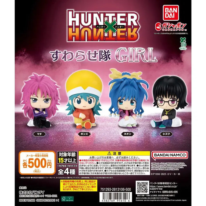[BUNJANG] Hunter x Hunter Swarasetai Girl 4-Piece Set / 헌터헌터 스와라세타이 걸 4종 세트