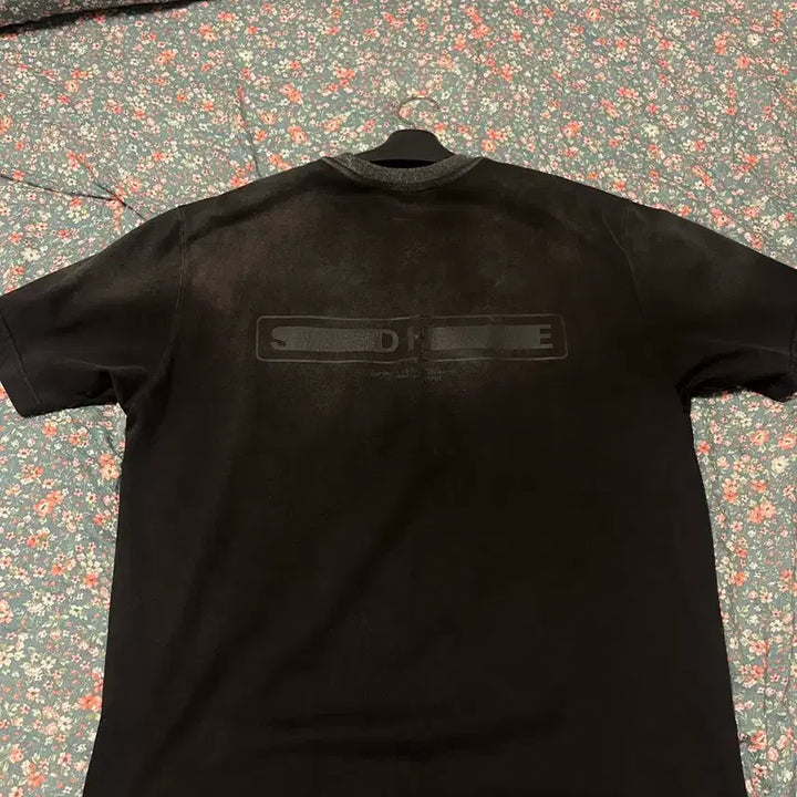 [BUNJANG] Solid Homme Black Washed Semi-Overfit T-shirt / -솔리드 옴므 블랙 워싱 반팔 티셔츠 -
