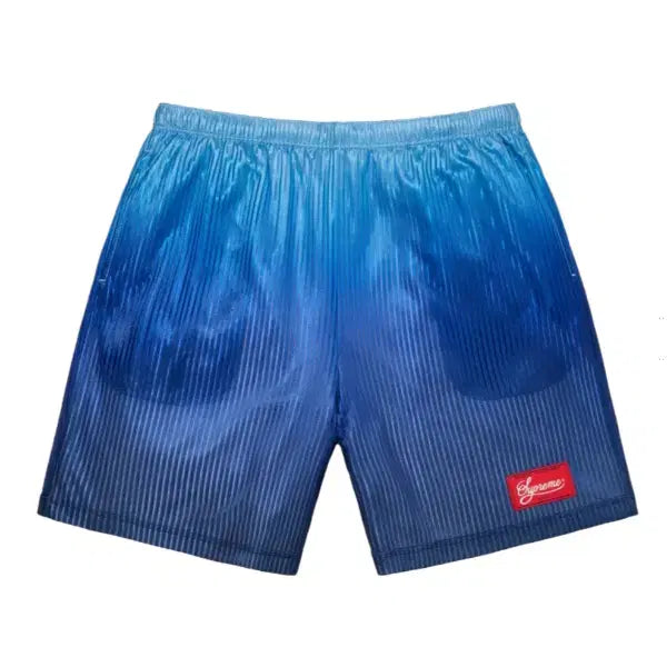 [BUNJANG] Supreme Gradient Mesh Stripe Baggy Shorts Royal M / 슈프림 그라디언트 메쉬 스트라이프 배기 쇼츠 로얄 M
