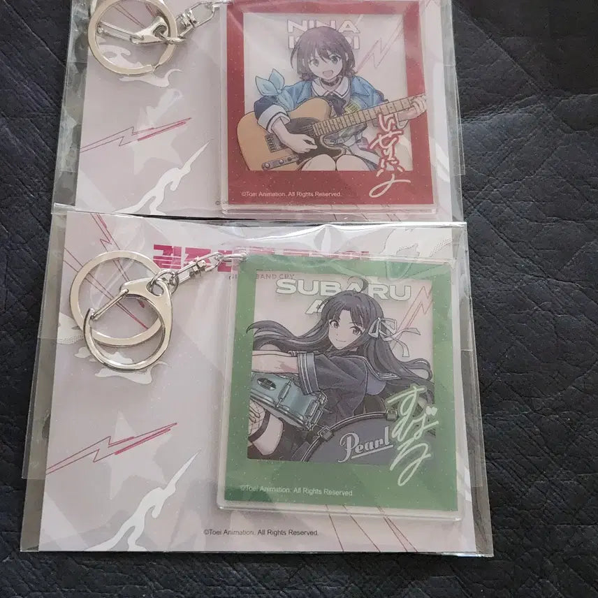 [SOLD OUT] 걸즈밴드크라이 콜라보카페 아크릴 키링(걸밴크, 목동 콜캎, 메가박스)