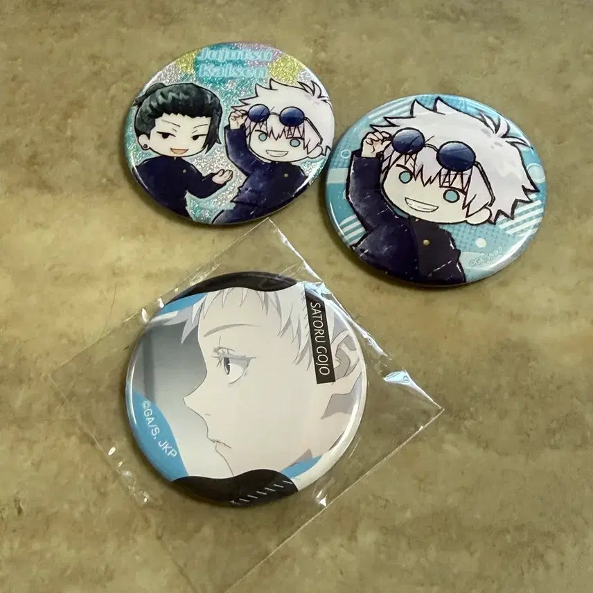 [SOLD OUT] 주술회전 고죠 사토루 캐릭터 뱃지 세트 일괄